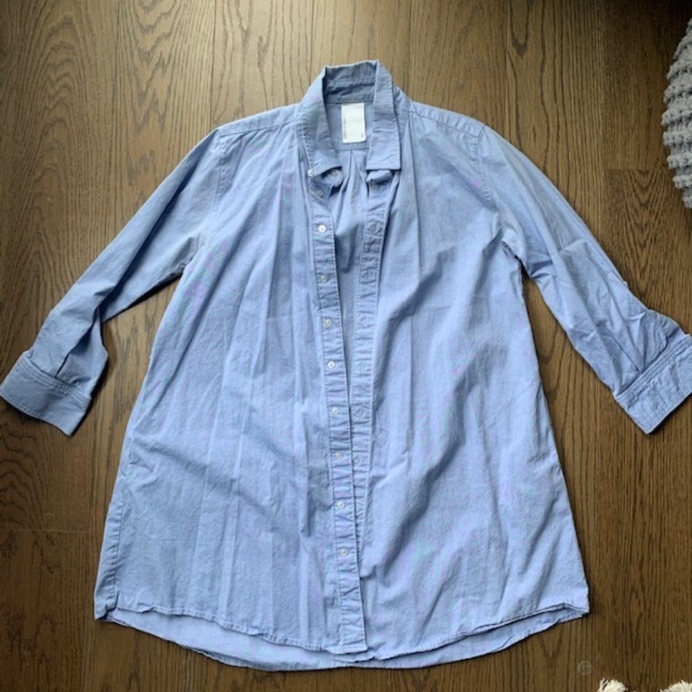 American Apparel Oxford Shirt Dress -- M/L